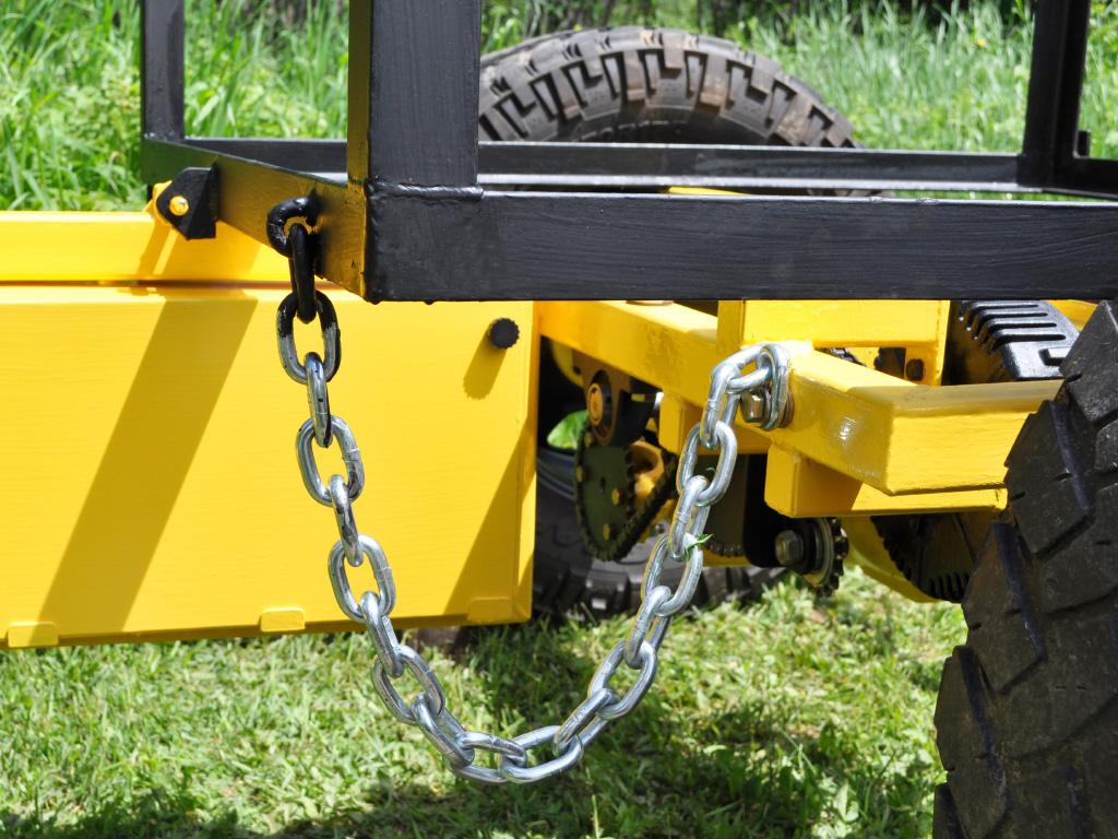 YardMule Electric Tractor - angle iron frame
